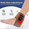 2x 2025 Emsense Fußmassagegerät Kabellos Tragbar Dreifach-Methode 3 Vibrationsmodi Beheizbare Knöchelbandage für Zuhause Büro Reisen