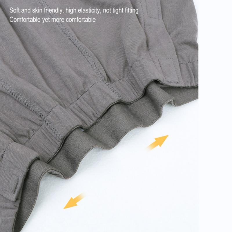 Full-Open Patient Care Shorts Postoperative Easy-On/Easy-Off Care Shorts