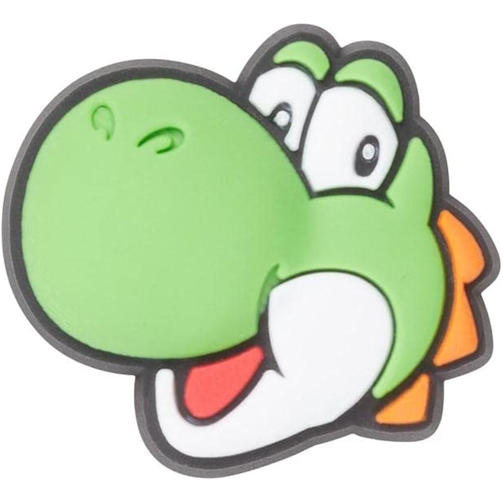 [Crocs] Подвеска для обуви Super Mario™ Yoshi™ Отдельная, 1 шт.
