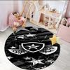 1PC round rug Botafogo Football Club Printed Round Area Rug ,Rug For Home Office, Round Chair Rug, Decorative Carpet Fan gifts Christmas gift