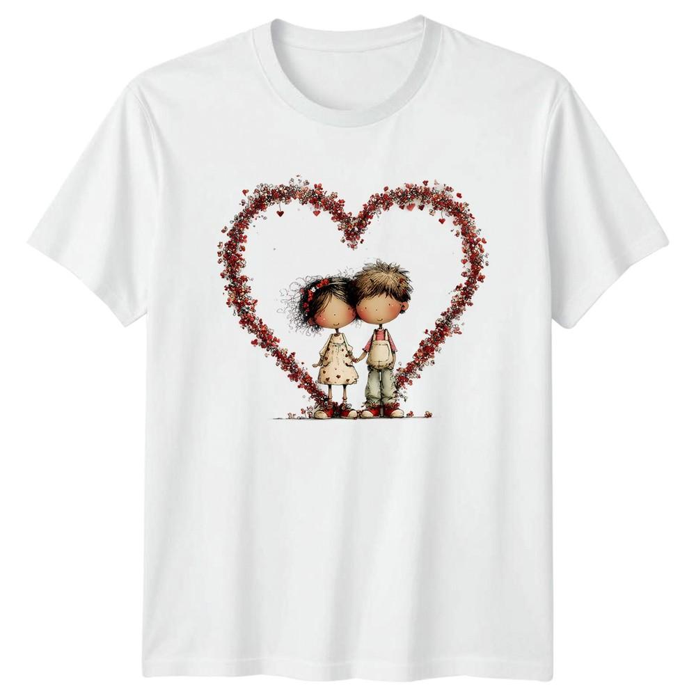 Couple Love RoUnisexce Unisex TShirt Valentines Day Graphic Tee S