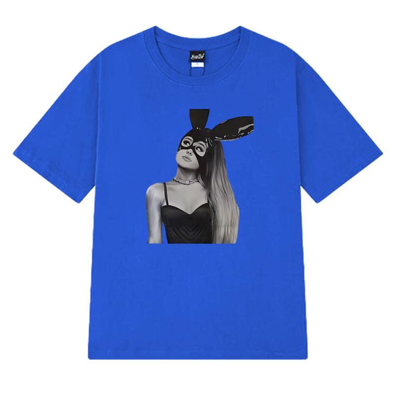 Hot Singer Ariana Grande Dangerous Graphic T shirt Men Women vintage Hip Hop streetwear Unisex100% Cotton short sleeve T-shirts