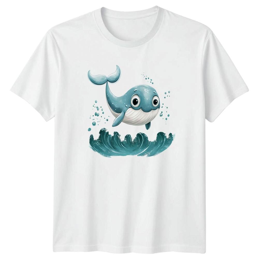 Cute Whale TShirt Ocean Life Gift For Him And Her S