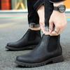 FashionMens Boots Chelsea Fashion Shoes Fashion Business Casual Cowboy Botas Antiskid Travel Minimalist Shoes for Men Sapato Masculino