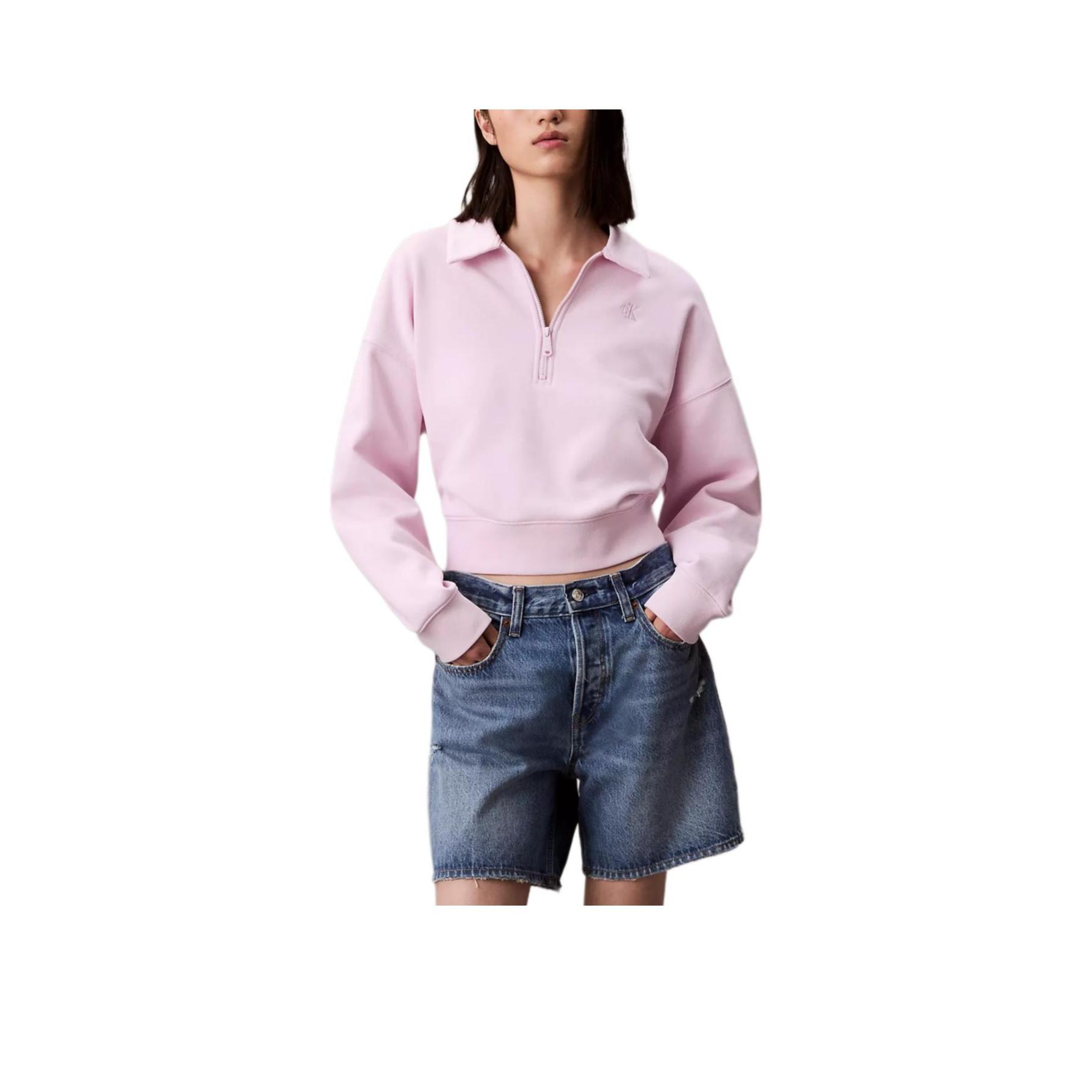 

Calvin Klein Casual Comfortable Simple Loose Drop Shoulder Long Sleeve Sweatshirt Women tops 47A232G-XFC M