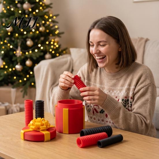 Nested Screw Prank Annoying Gift Box, 10-Layer Puzzle Box for Cash, Christmas Surprising Reusable Lock Challenge Party Games Holiday Surprises