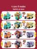 Children's Transforming Cartoon School Bus Engineering Vehicle for Ages 3-6