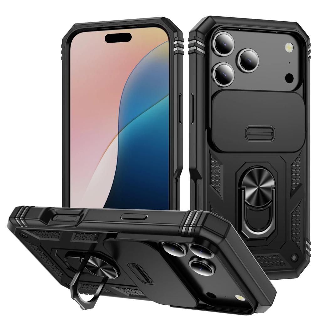 Armor Phone Accessories Ring Case for Iphone 17 Pro Max 16e 15 17 Air 14 Plus 13 12 Pro Iphone16 Iphone17 Shockproof Covers