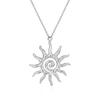 Sunflower Gold Pendant Necklace for Women - Stylish Hollow Design on Simple Clavicle Chain