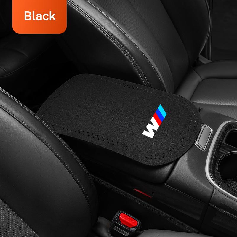 Car Armrest Box Mats For BMW 1 3 5 7 Series M Performance X1 X3 X4 X5 F10 F15 F16 F20 F30 M3 M4 E34 E46 Center Console Protector XJBRL1