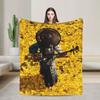 Ghost of Yotei Game 2025 Flannel Blankets Autumn  Warm Soft Bedding Throws for Children Couch Chair Funny Bedspread Bed Cover