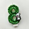 Panda Digital Candle Cute Panda Birthday Cake Party Candle Independent Packaging Simple Transparent