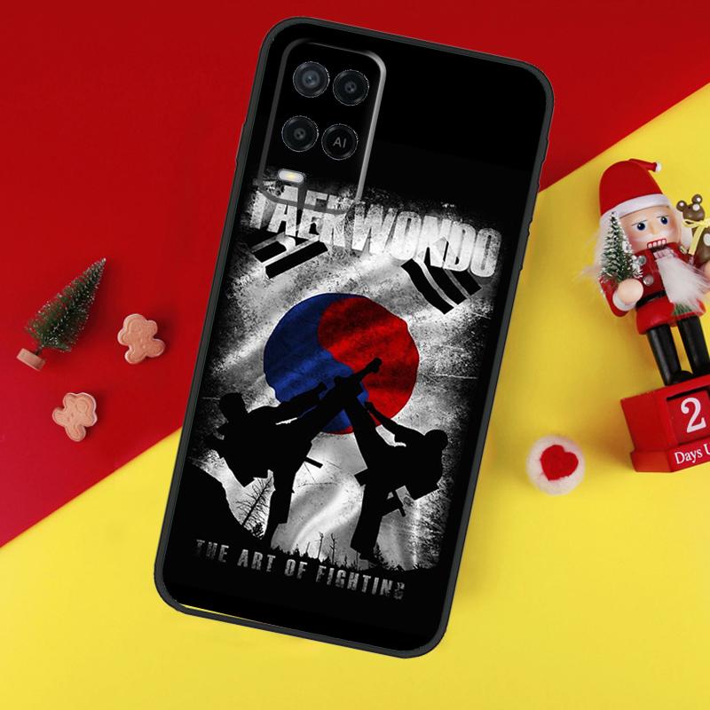 Kungfu Taekwondo Case For Oppo A80 A60 A40 A15 A16 A17 A57 A94 A74 A54 A76 A96 A18 A38 A58 A78 A98 A6 A5 Pro
