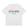 Grenzüberschreitend auf Lager exklusiv Casablanca Doppelgaze reine Baumwolle Unisex T-Shirt Hip-Hop lässig Kurzarm locker Rundhals