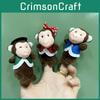 Monkeys Little Seven Animal Plush Finger Doll Small Mini  Souvenir Collection