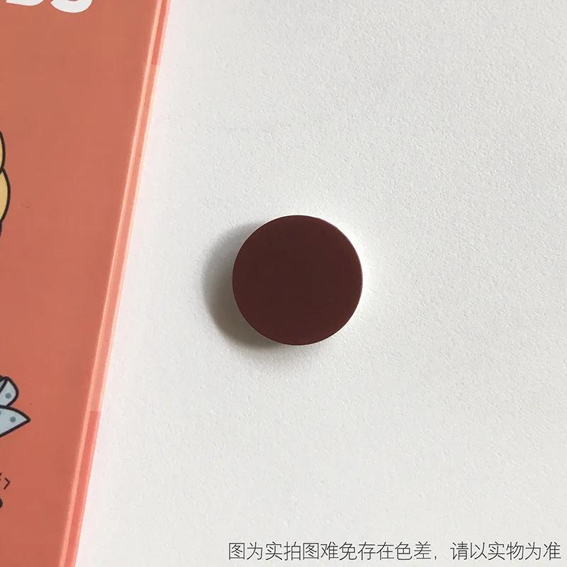 Stojan s držákem na prst pro IPhone 15 Samsung Podpora Telefon Mobilní telefony Grip Tok Skládací Jednobarevný Kapesní Zásuvka Držák