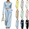 Women's 2 Piece Outfit Fall Winter Casual Tracksuit for Work Sport Set