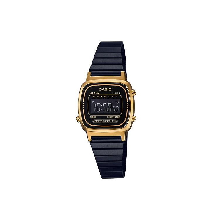 Женские часы CASIO YOUTH Черные LA670WEGB-1B LA670WEGB-1B Black Strap