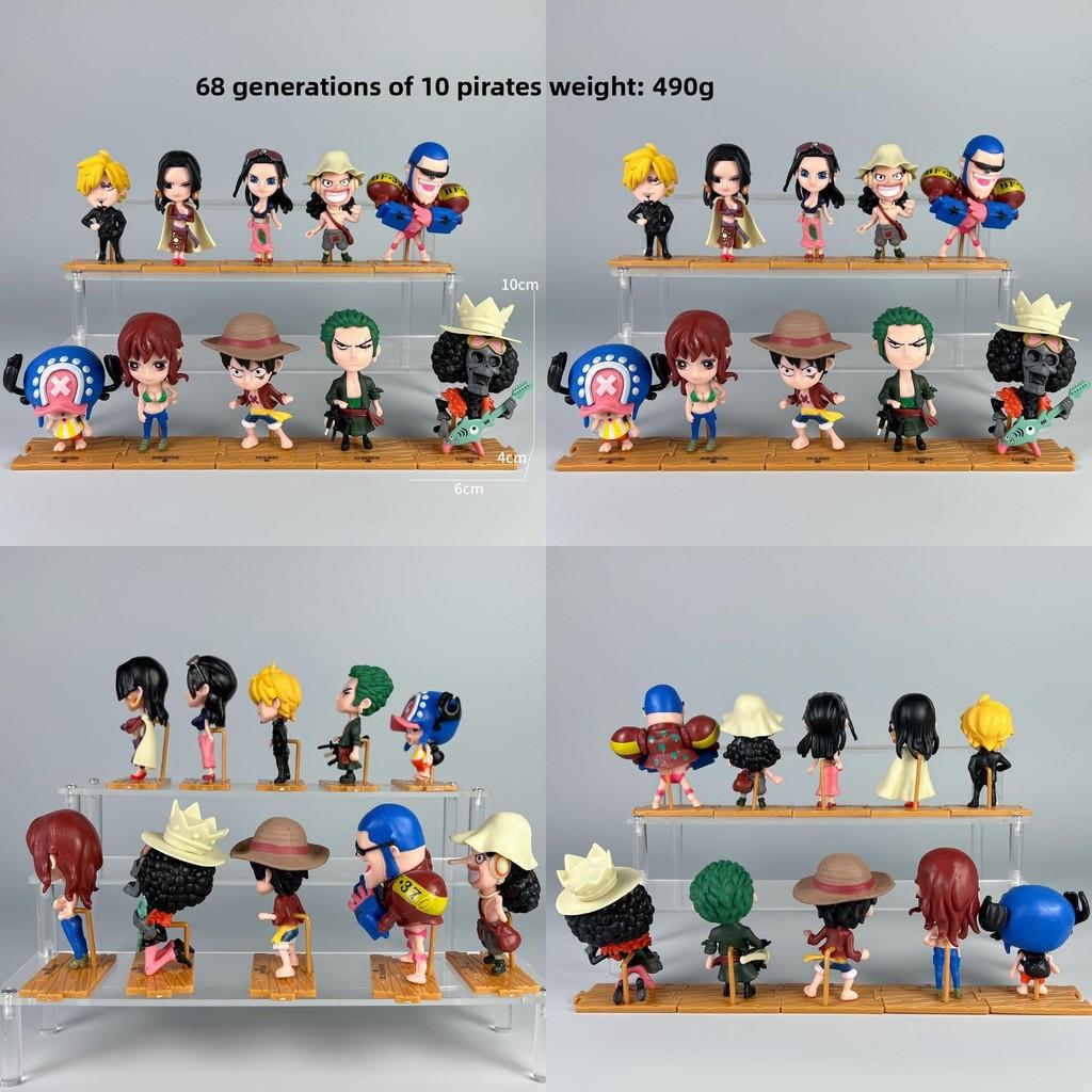 One Piece Pvc Model With Luffy Zoro And Boa Hancock Characters For Anime Fans