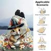 1pc Rabbit Printing Lightweight Flannel Blanket, Comfortable and Warm Blanket, for Camping Sofa Bed and Couch Office, Suitable for Gift