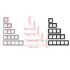 86 Type Wall Ceramic Tile Switches Panel Hole Cover Plastic Switches Socket Frame Wall Panels Decorative Frame Cover