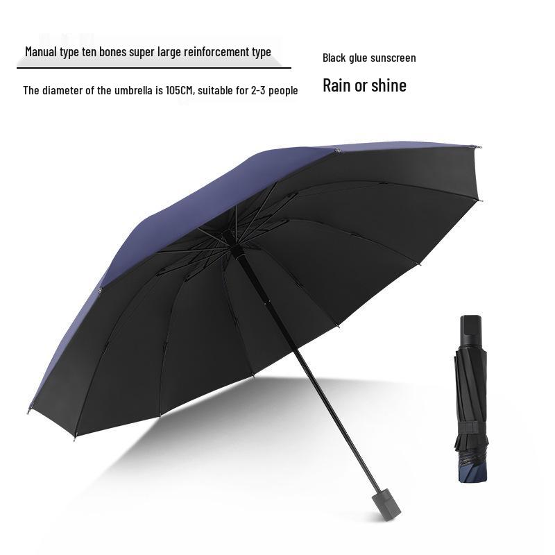 Stabiler winddichter automatischer Faltregenschirm für Männer und Frauen – Großer Sonnenschutz für jedes Wetter, anpassbar für Werbung