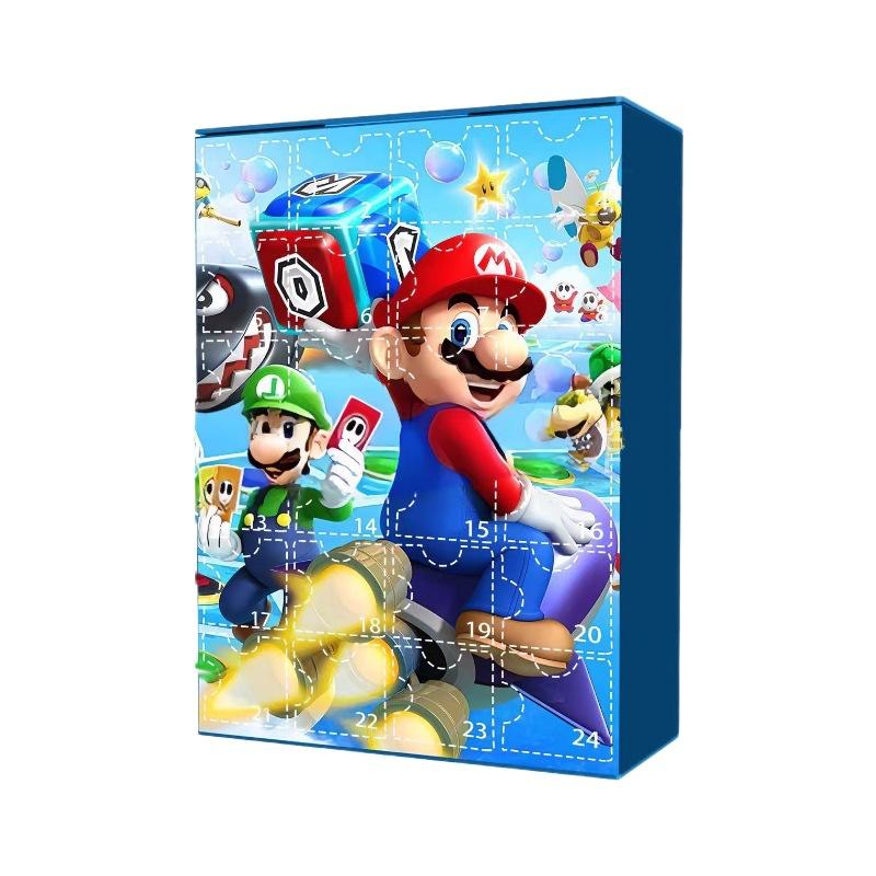 Christmas Advent Calendar 24 Days Surprise Toys Countdown Holiday Gift Box for Kids Gamers Collectors