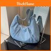 Nylon Freizeit-Schultertasche mit Tasche für den täglichen Gebrauch
