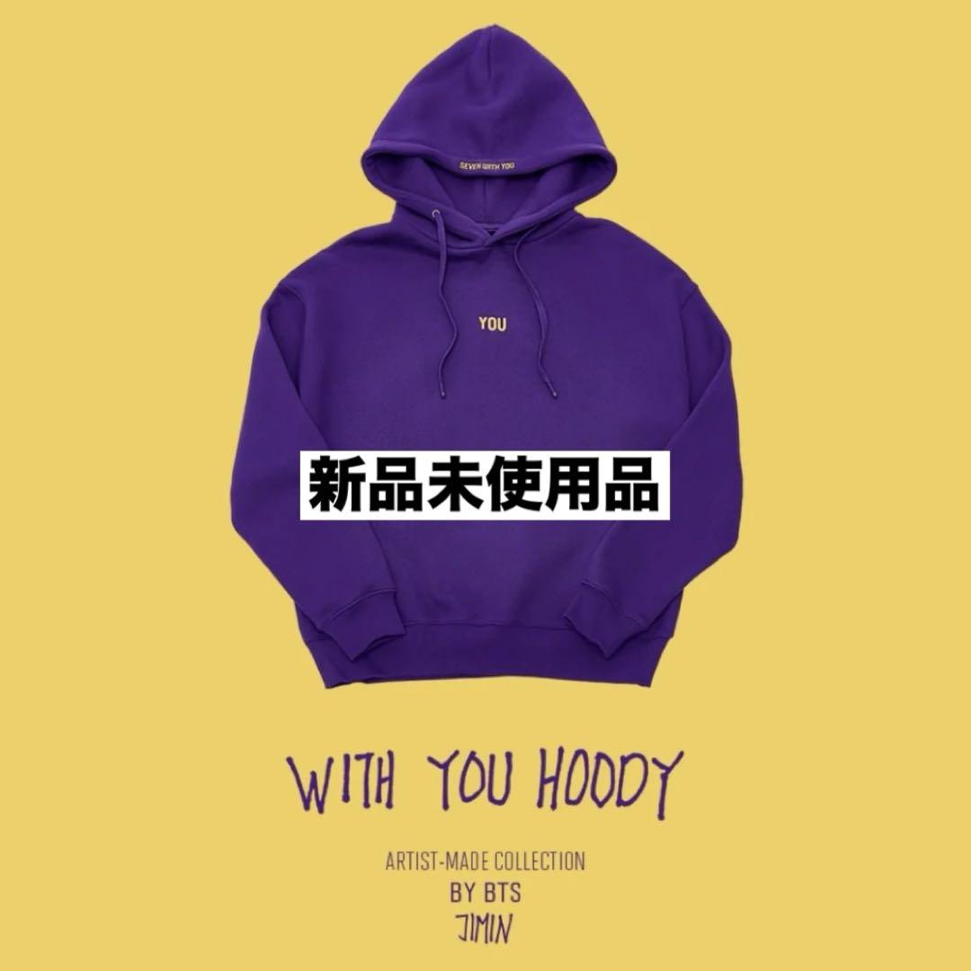 

[Б/У] Официальное худи BTS, созданное артистом Чимином, размер M, с фотокарточкой