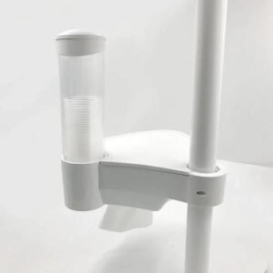 ET Dental Cup Dispenser With An Extended Arm - Chair Mount