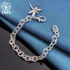 925 Sterling Silver AAA Zirkonový náramek s přívěskem Dragonfly