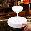   Vibration Beer Foamer Anti Slip Portable Beer Bubbler Maker Machine with 1800mAh Battery for Family Gatherings Bar White