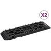 Planches de Traction - VIDAXL - 2 pcs - Nylon Renforcé - 107x31x7 cm - Résistance 10 Tonnes