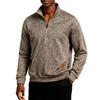 Men's Knit Pullover with Stand Collar and Light for Casual Wear