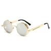Retro Steampunk Sunglasses Street Photography Round Shape Male's Sun Spectacles Winter Outdoor Skiing Goggles Party Driving Use Sunglasses
