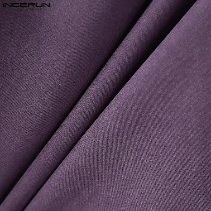 INCERUN Men Round Neck Sleeveless Tassel Hem Casual Loose Tank Tops