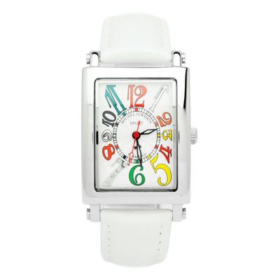 [Michel Jurdain] Michel Jurdain Watch Sports Diamond Leather Ladies White SL-3000-6 Ladies