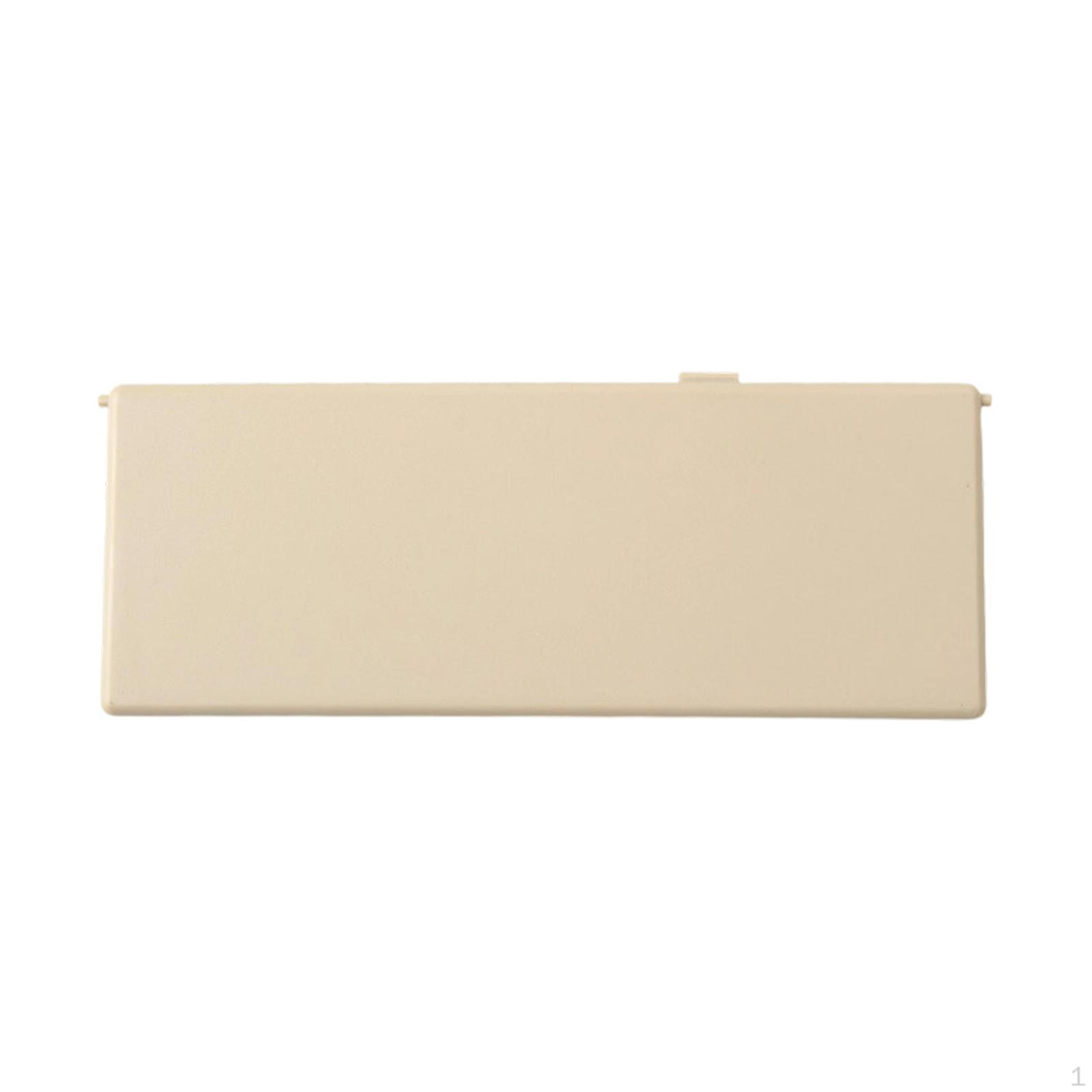 

Car Vanity Mirror Cover Cosmetic Automotive Accessories Repair Part High Performance бежевий