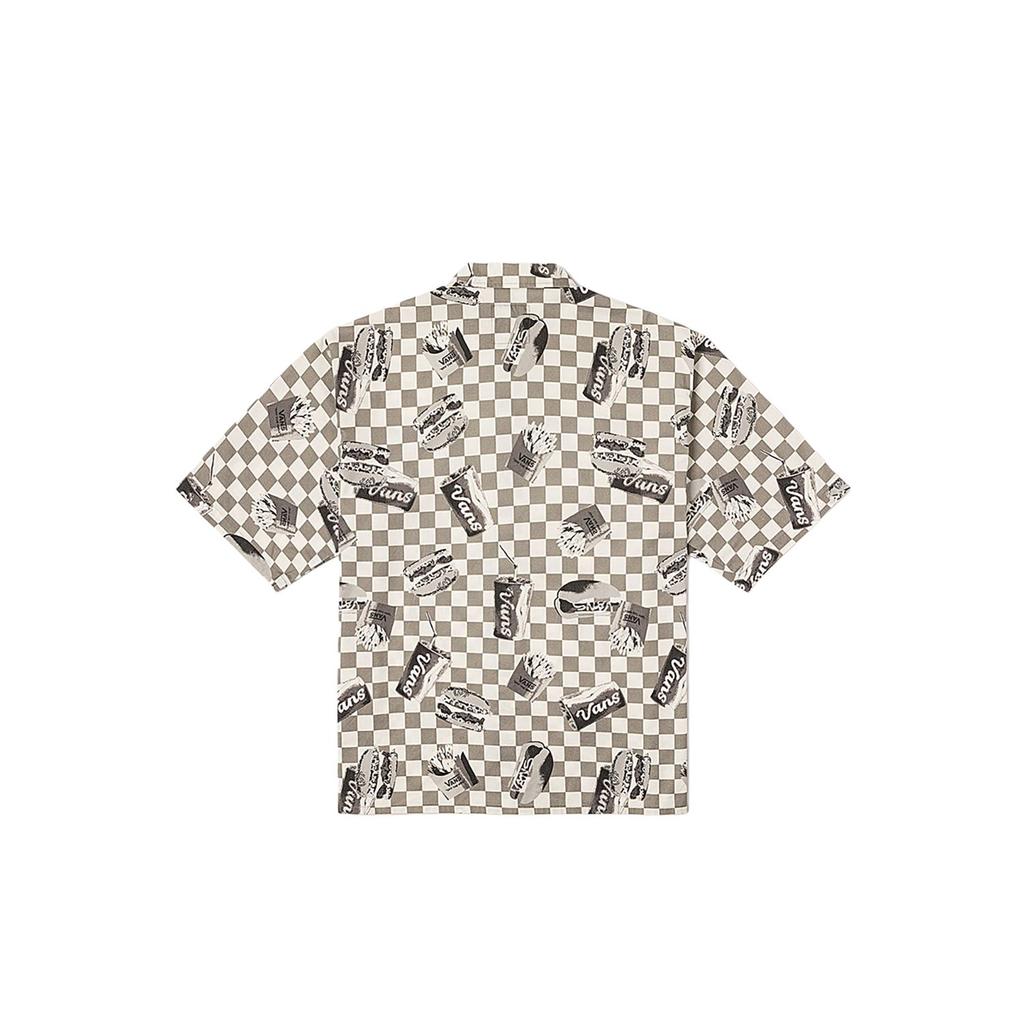 Vans Fashionable Simple Versatile Short Sleeve Shirt Men shirts Gray VN000NNNEGC