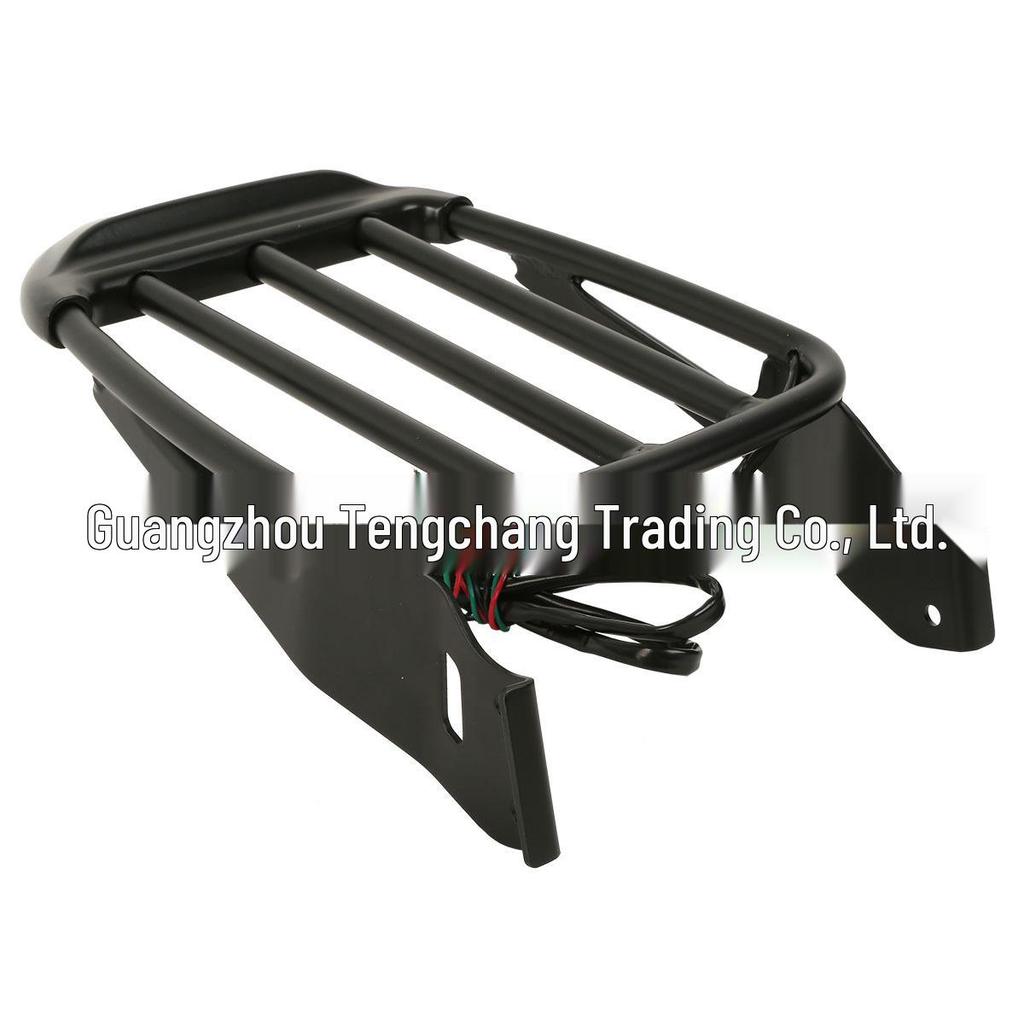 Motorcycle Luggage Rack with LED Light for 94-03 Models: 883, 1200, 48