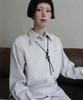 RUBATI Jacquard Shirt Half Apron_Light Grey