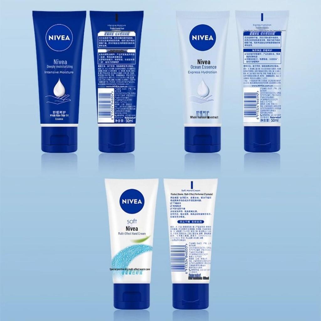 Nivea Winter Hand Cream: Moisturizing, Anti-Cracking, Hydrating Essence for Multi-Effect Care.
