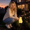 Ground Stake Resin Light with Bear Design for Outdoor Garden Yard Decoration