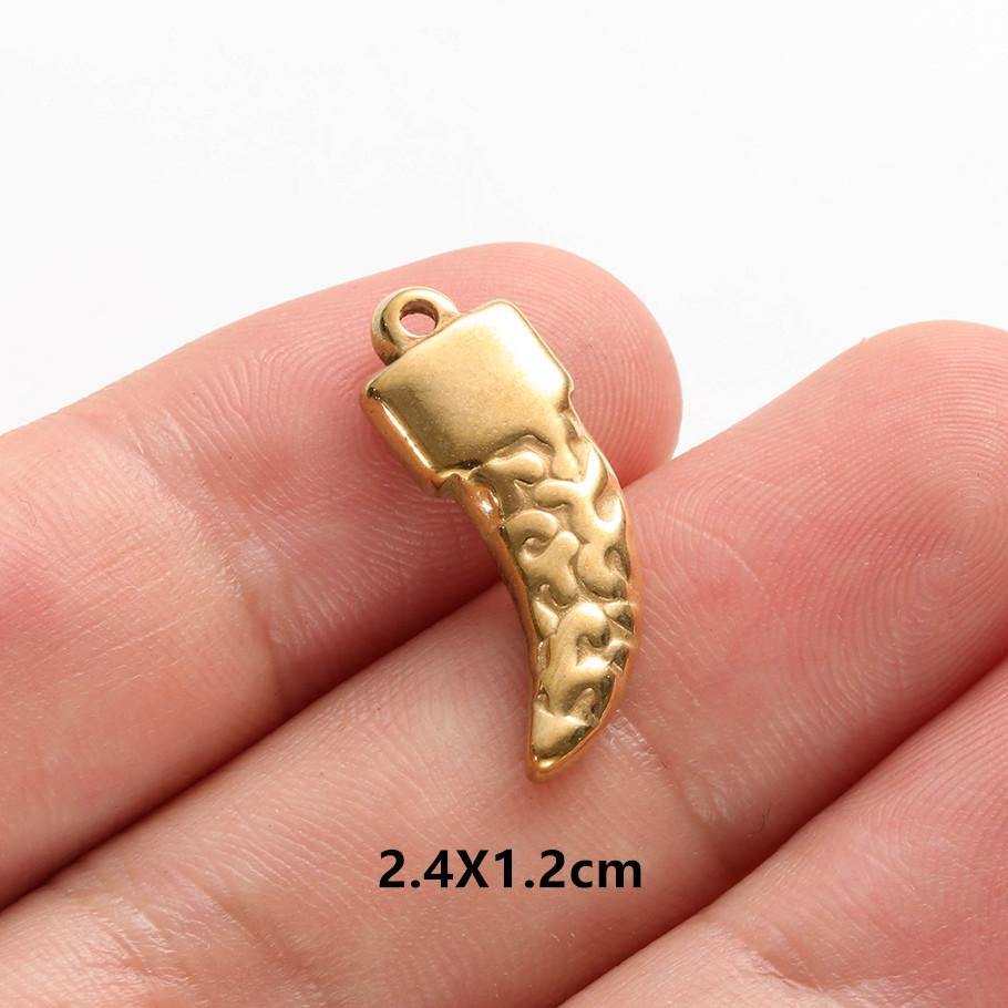 6pcs Fashion Animal Pendant Sea Turtle Tail Horse Stainless Steel Lobster Bird Charms for Jewelry Making Bulk Handmade Keychain
