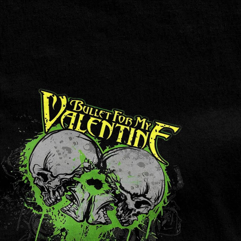 Bullet For My Valentine Skull & Blood Premium T-Shirt Men Street Style 100% Cotton T-Shirts Summer Tees Hot Sale Big Size Tops