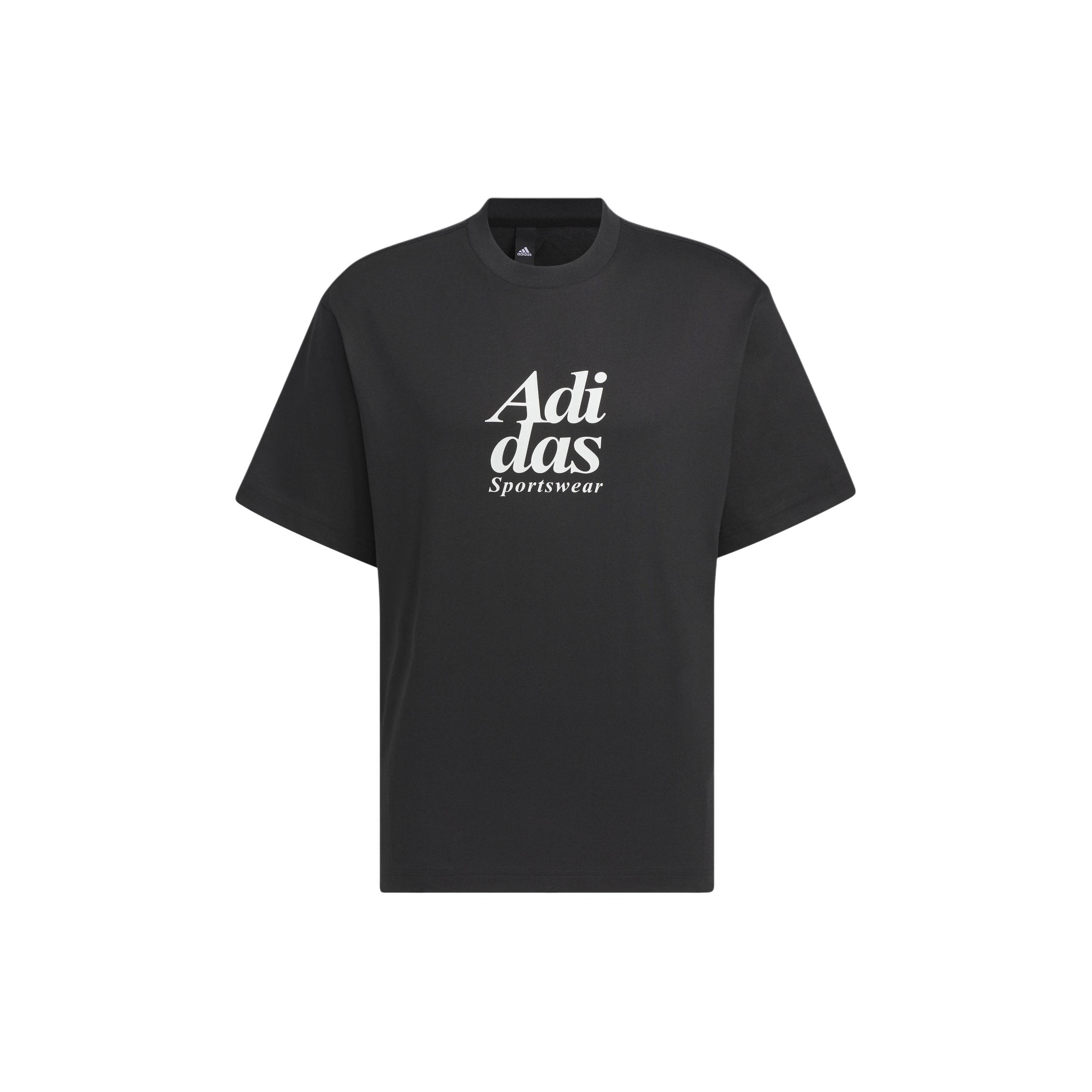 adidas Graphic T-Shirt Asia Sizing  Black White  Men s IT3925 XL