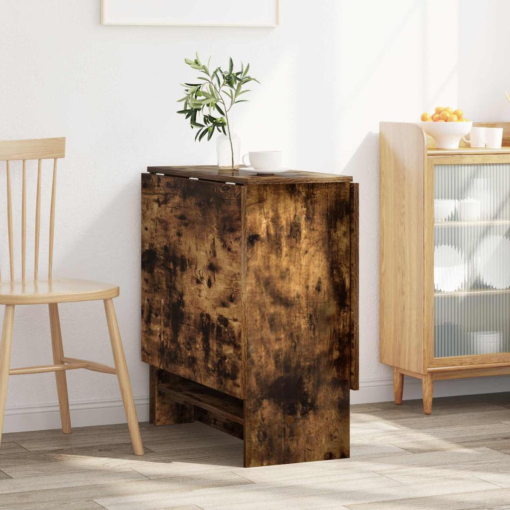 Dining Table 138 x 70 x 73.5 cm Engineered Wood Smoked Oak Finish