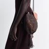 LE Octopus 2025 Summer Woven Fishnet Shoulder/Crossbody Lantern Bag