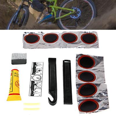Outdoor Cycling Bike Bicycle Tire Lever Inner Tube Patches Glue Repair Tool Kit