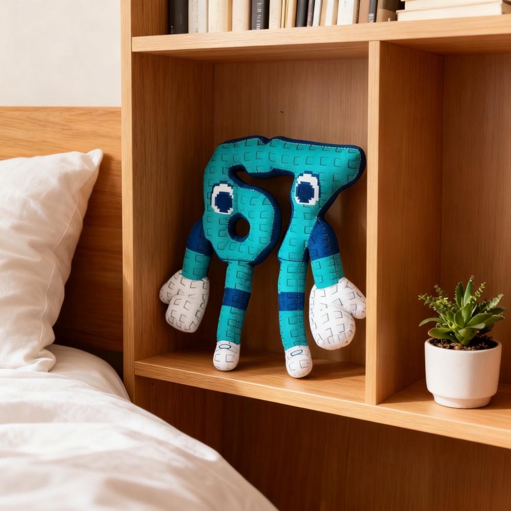 Cute No. 67 Plush Toy Steal A Brainrot Game Characters Peripherals Plush Doll For Kids Fans Collectible Toy Birthday Gift